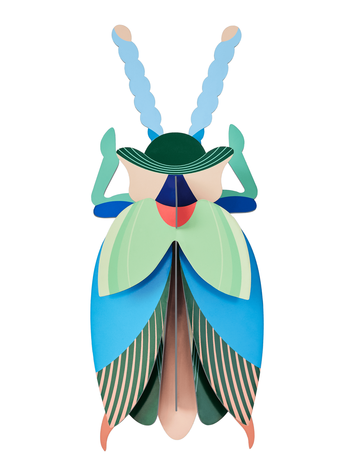 Studio Roof 3D Model Kit - Emerald Beetle