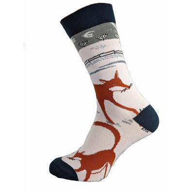7-11 Bamboo Socks Fox