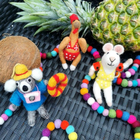 Christmas Felt Hanging Decoration Sizzlin Turkey