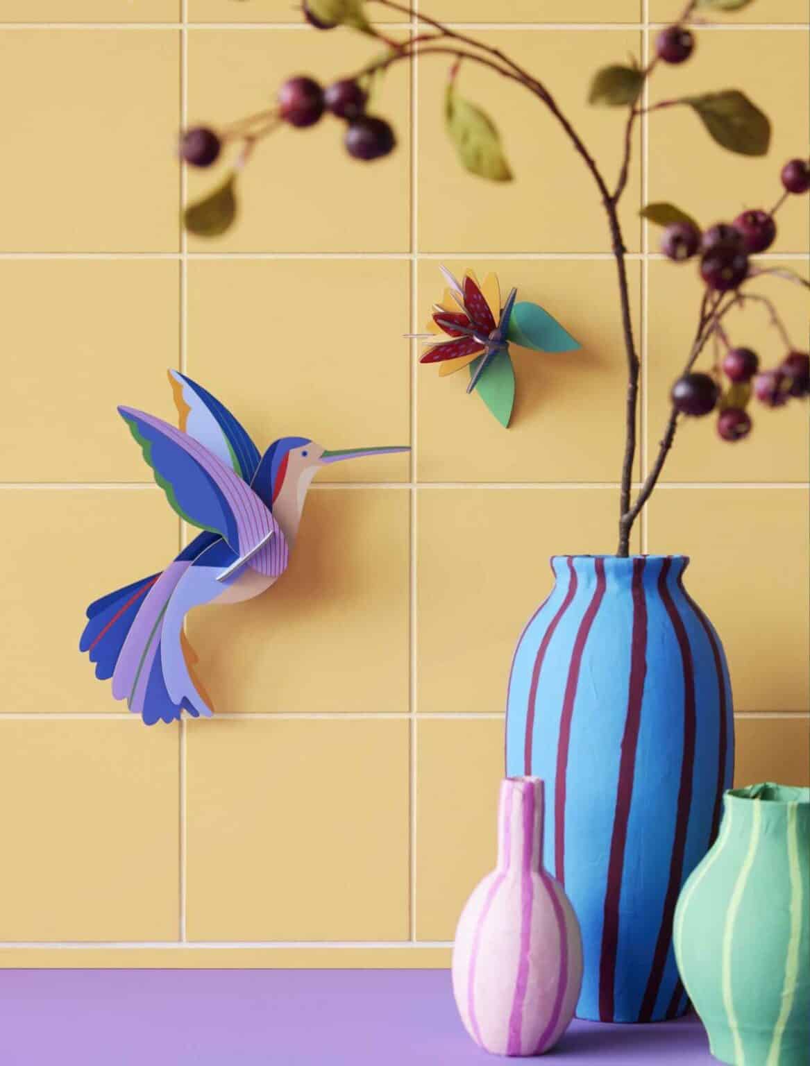 Studio Roof 3D Lily Hummingbird