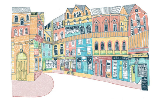 Eilidh Muldoon Limited Edition Print Edinburgh Victoria Street