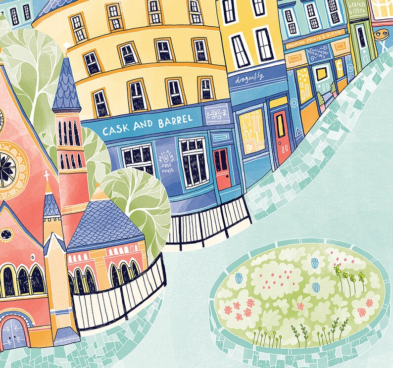Eilidh Muldoon Limited Edition Print Edinburgh Broughton Street