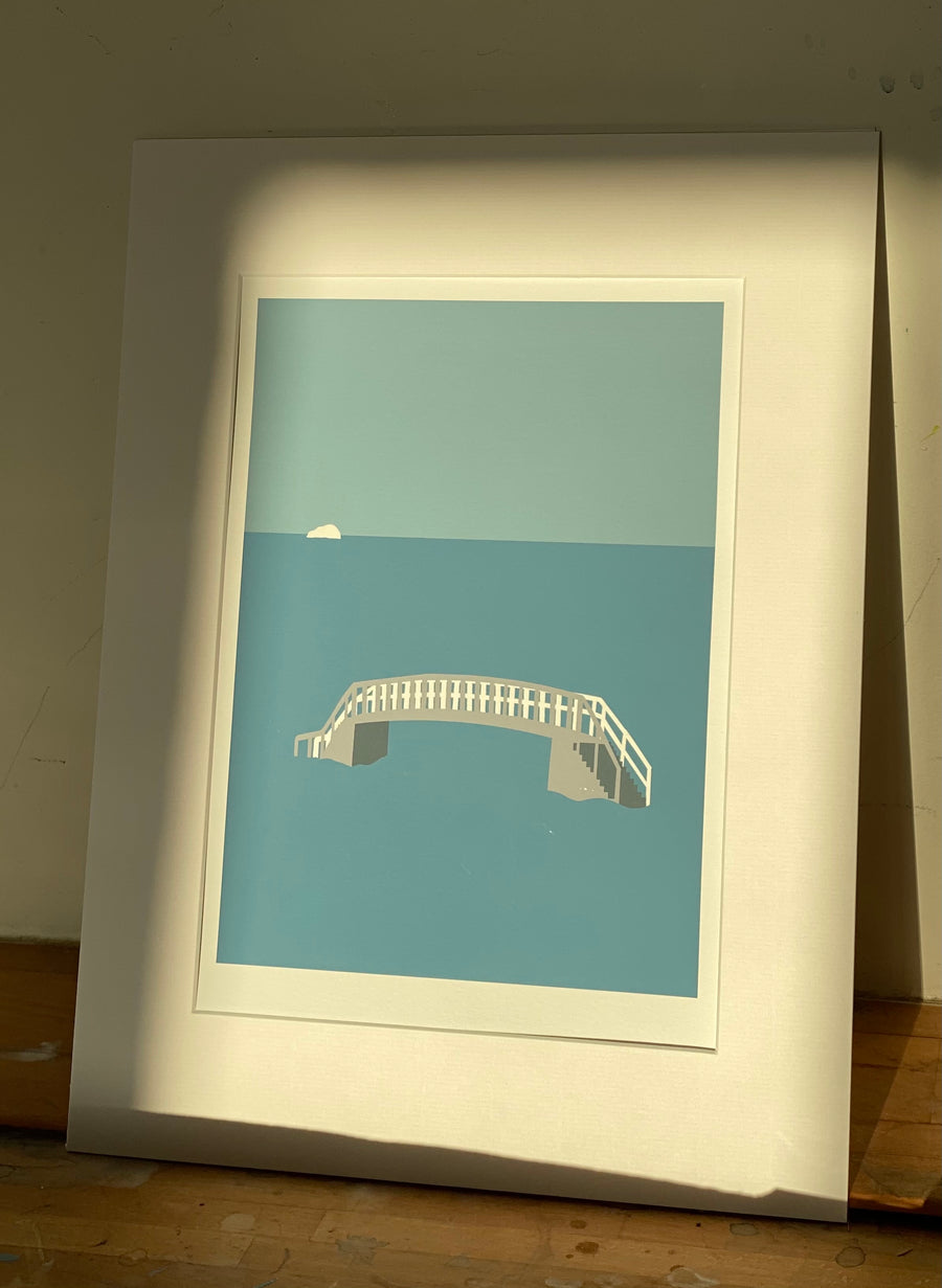 Fiddy & Mabel 6x8" Print Bridge To Nowhere