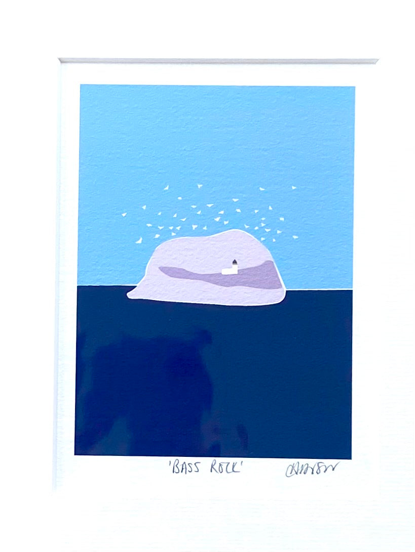 Fiddy & Mabel 6x8" Print Bass Rock