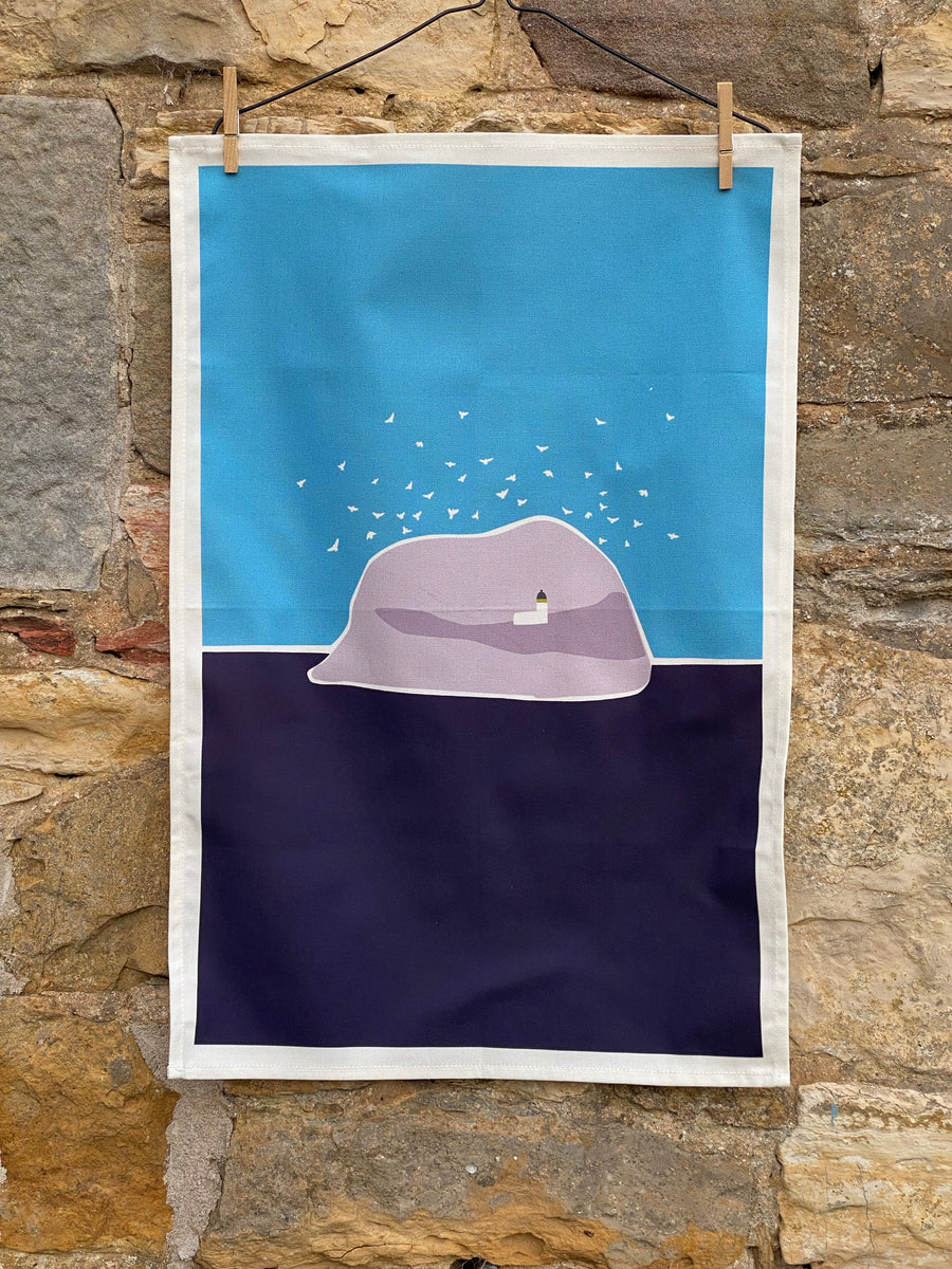 FM Tea Towel Bass Rock