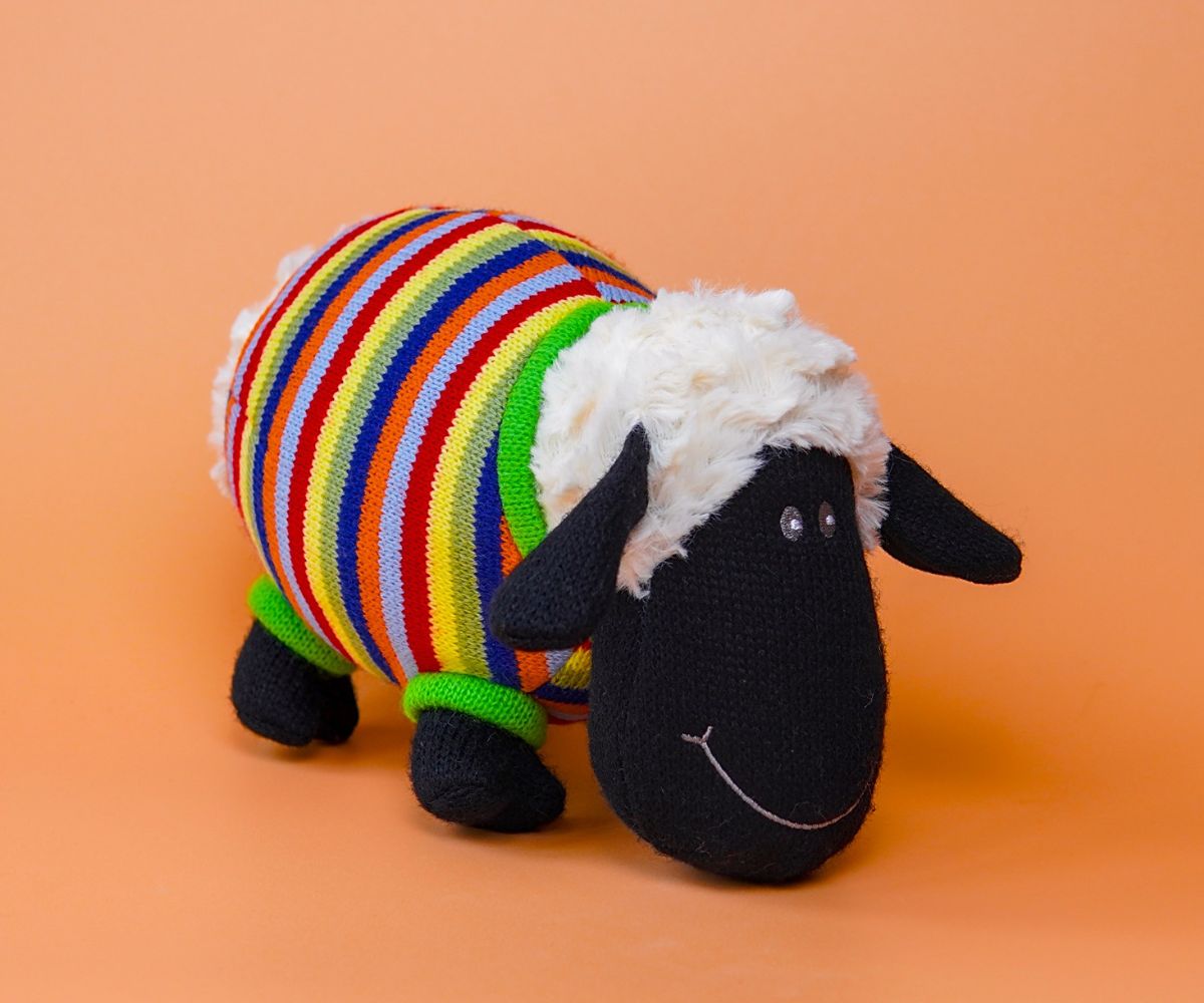 Large Woolly Sheep Stripe Jumper