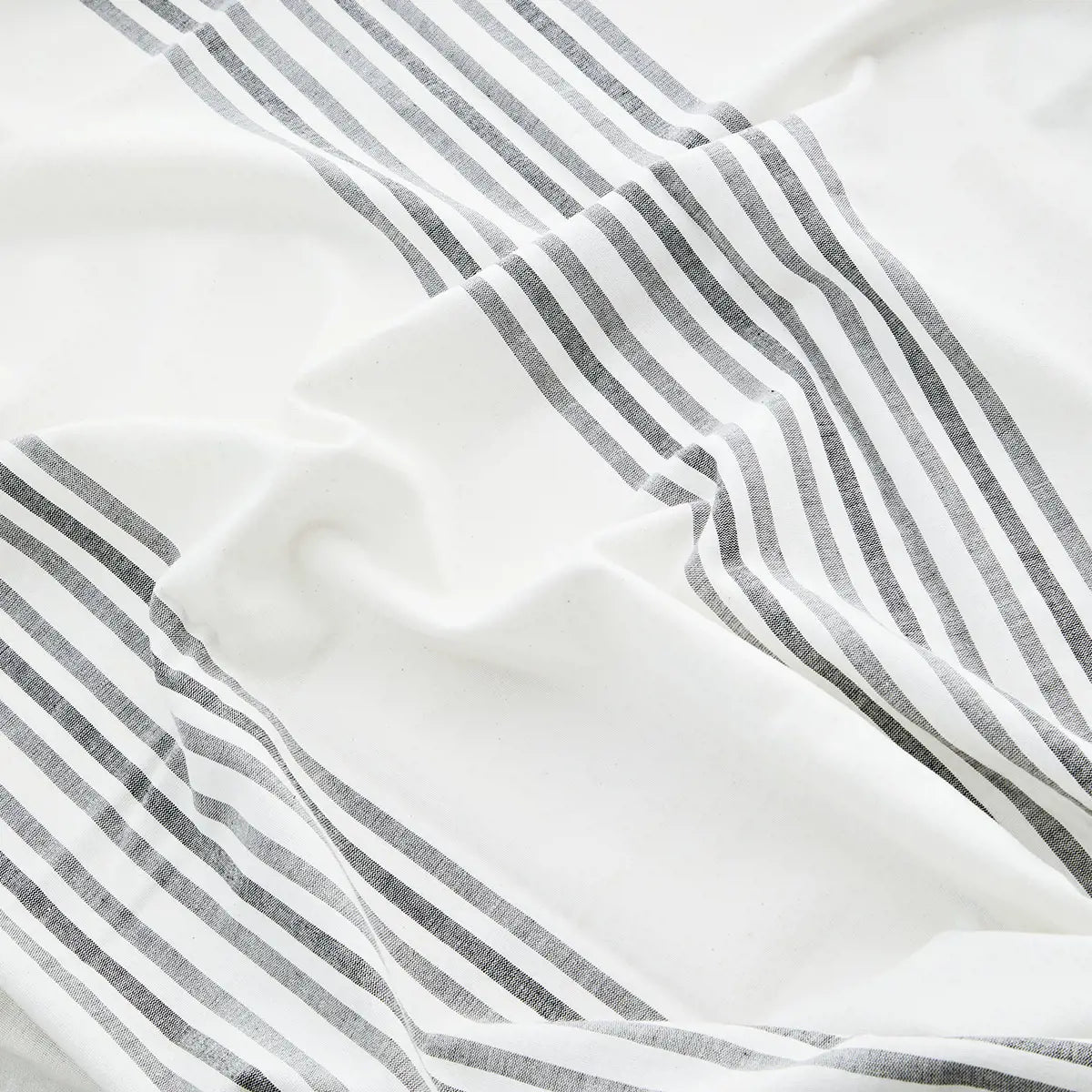 Striped Hammam Towel (White/Anthracite)