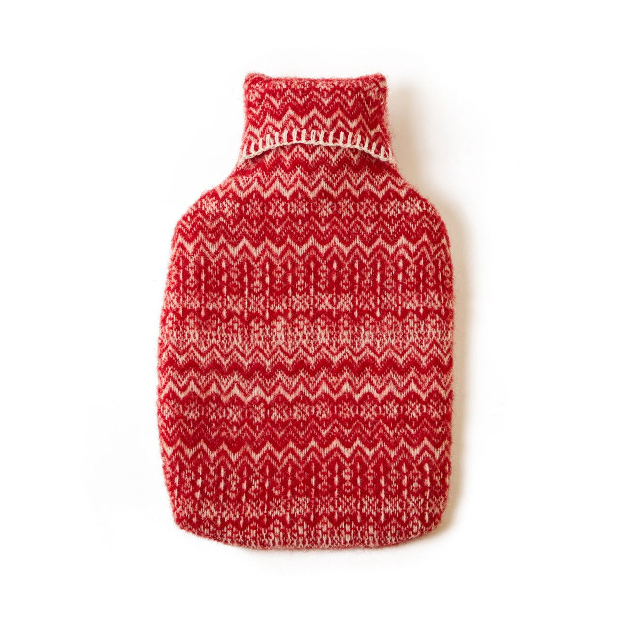 Tweedmill Hot Water Bottle (Fair Isle Red)