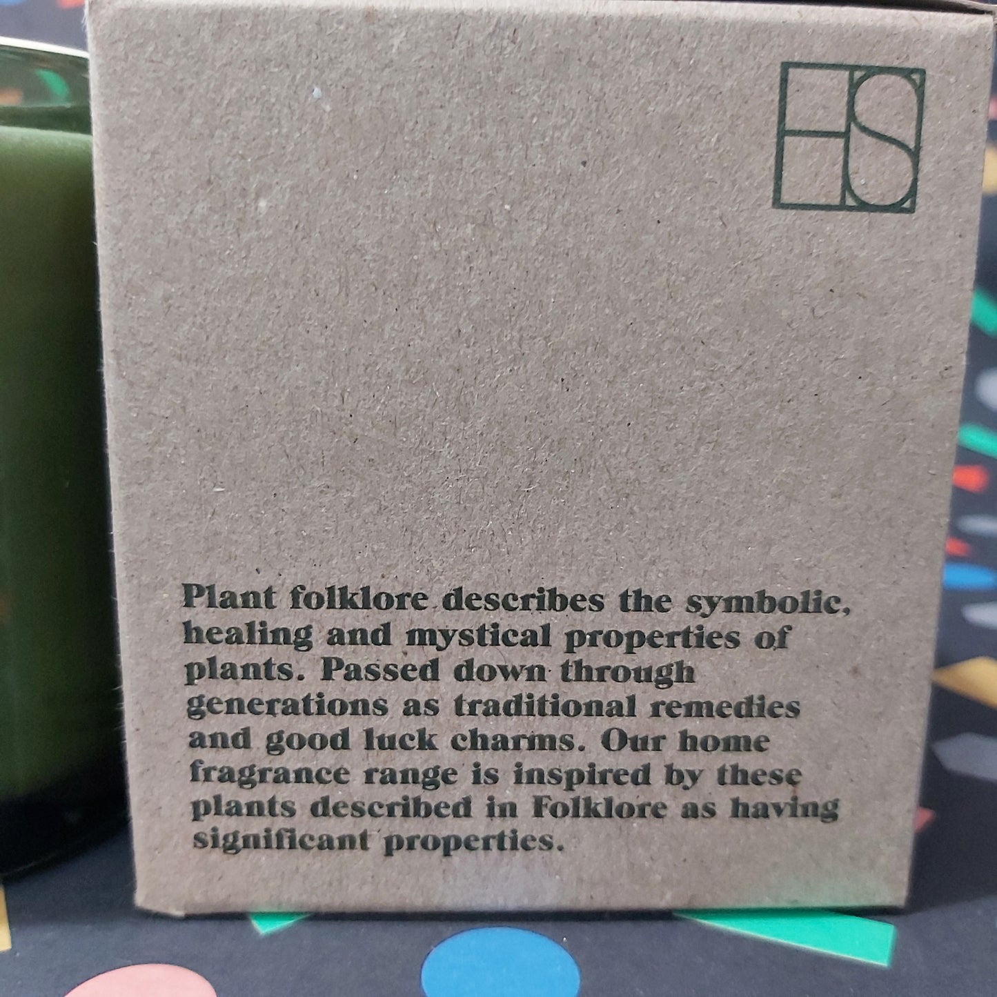 Large Plant Wax Botanical Candle - Herb