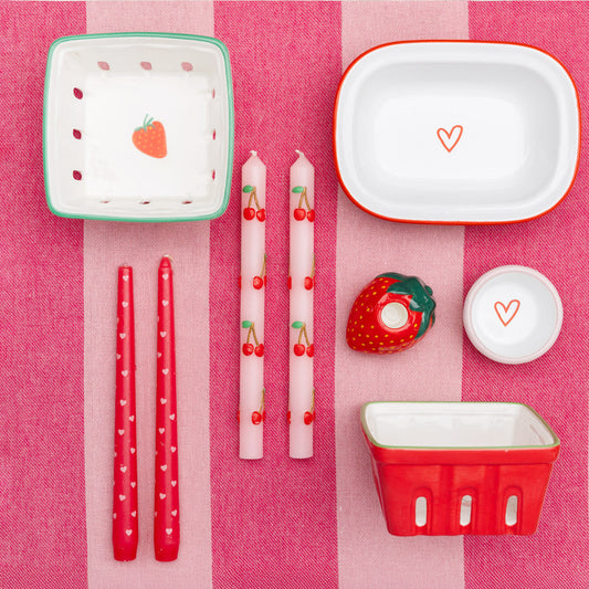 Enamel Baking Dish Heart