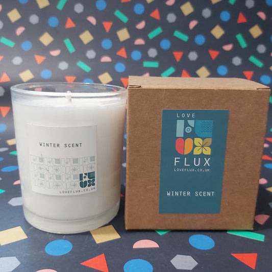 Flux Large Plant Wax Candle - Winter Scent
