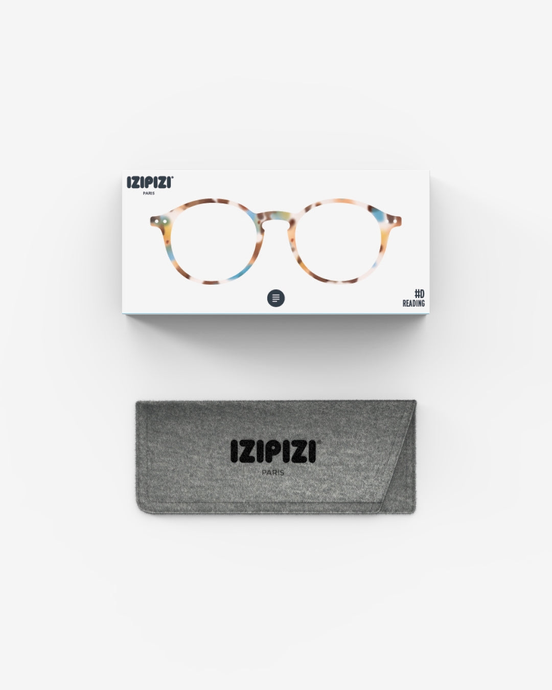 D Reading Glases Blue Tortoise 3.0