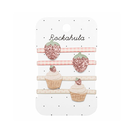 Rockahula Sweet Strawberry Ponies Hair Bobbles | Kids Hair Accessories