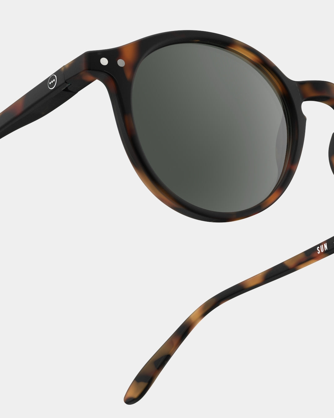 D Sunglasses Tortoise grey lenses