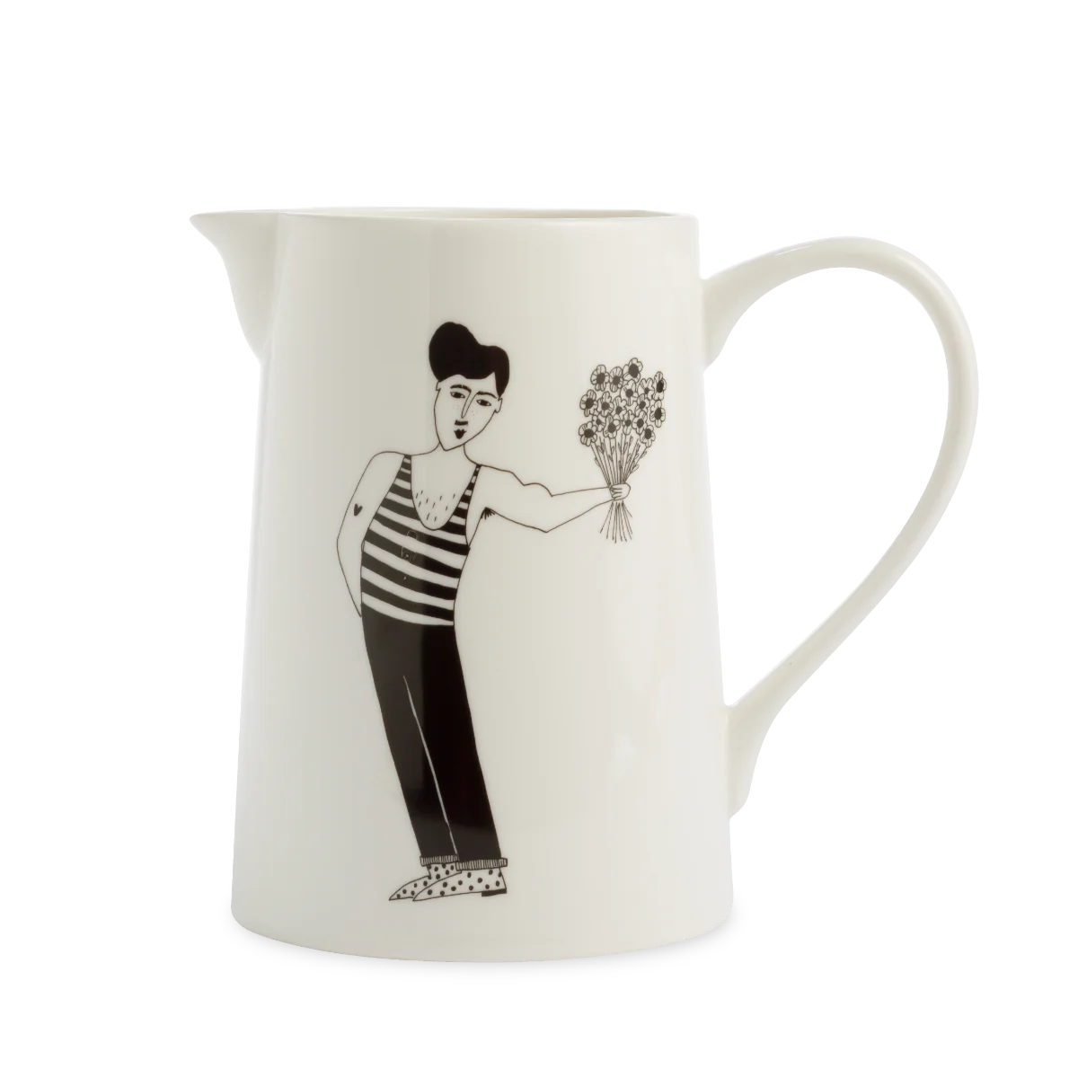 Big Porcelain Jug Charming Rocco