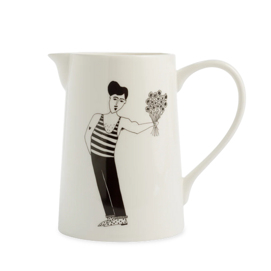 Big Porcelain Jug Charming Rocco