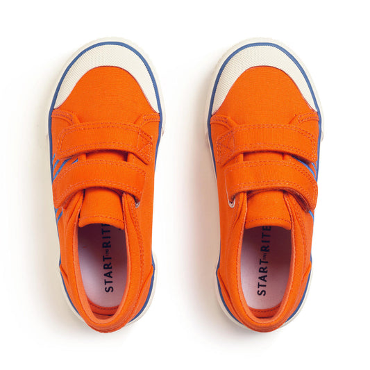StartRite SANDY BEACH Canvas Shoes (Orange) 25-30