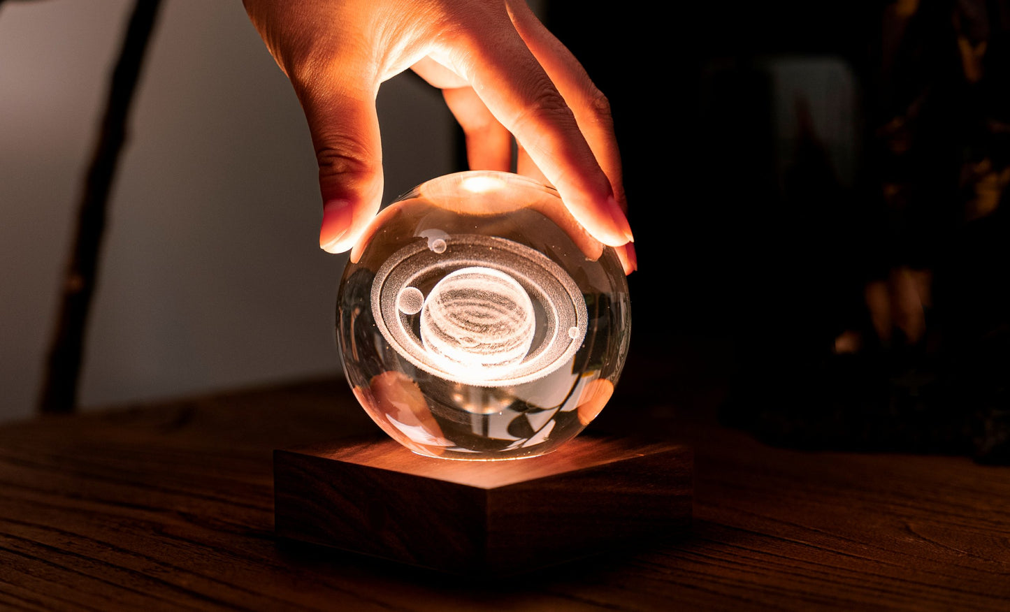 Amber Crystal Light - Saturn