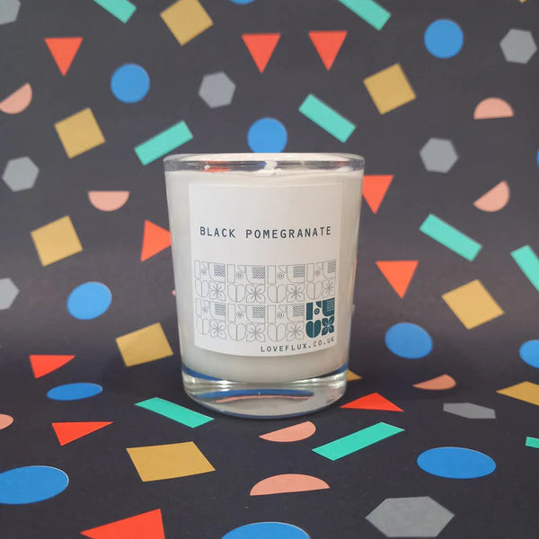 Flux Small Plant Wax Candle - Black Pomegranate