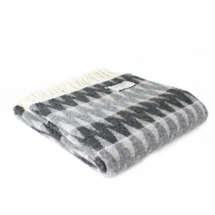 Tweedmill Wool Throw - Snowdonia Dove