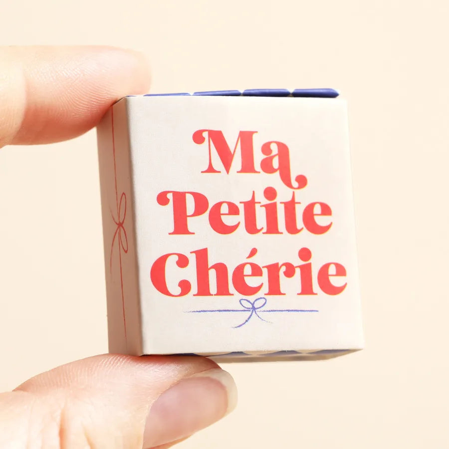 Tiny Matchbox Ceramic Croissant Token