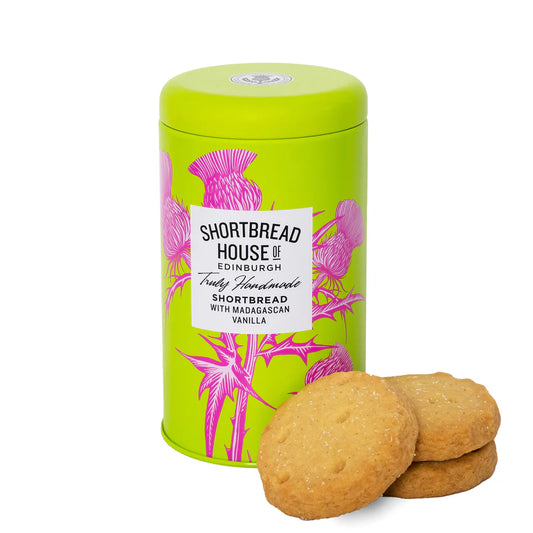 140g Tin Truly Handmade Shortbread Biscuits with Madagascan Vanilla