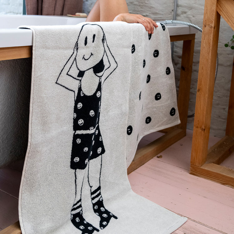 Towel Set Smiley Girl