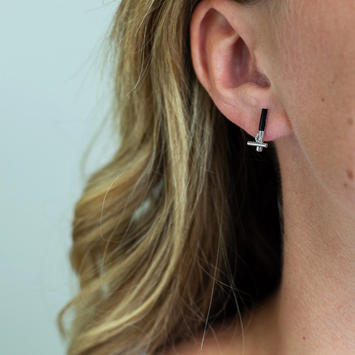 Studs Of Hope Earrings - ZIMBABWE Minimalist Movement Onyx