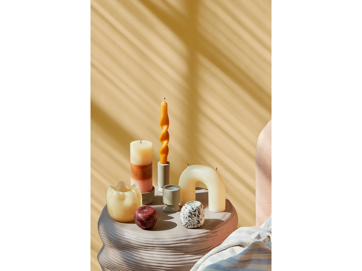 Anker Aluminium Candlestick Sand 10x4