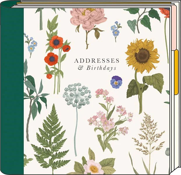Art File Sunflower Address & Birthdays Book