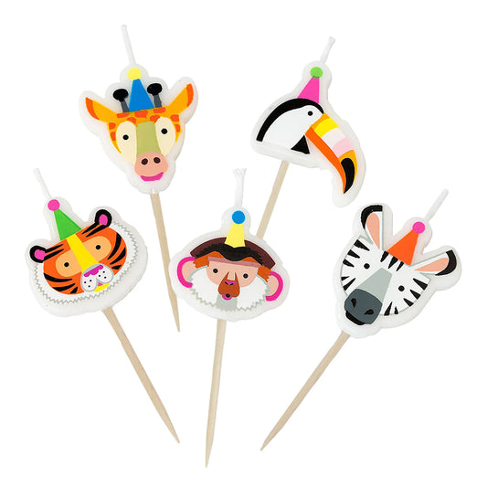 Animal Candles 5pk