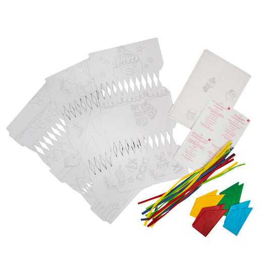 Colour Me In Christmas Crackers