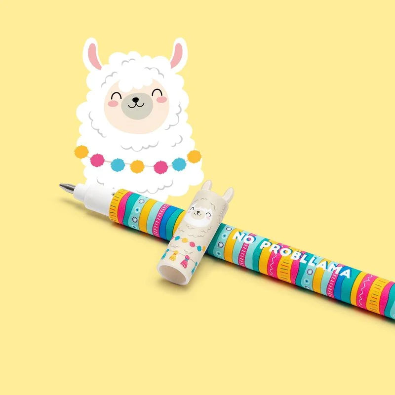 Erasable Pen Llama Blue Ink