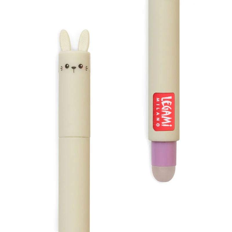 Erasable Pen Bunny Purple Ink