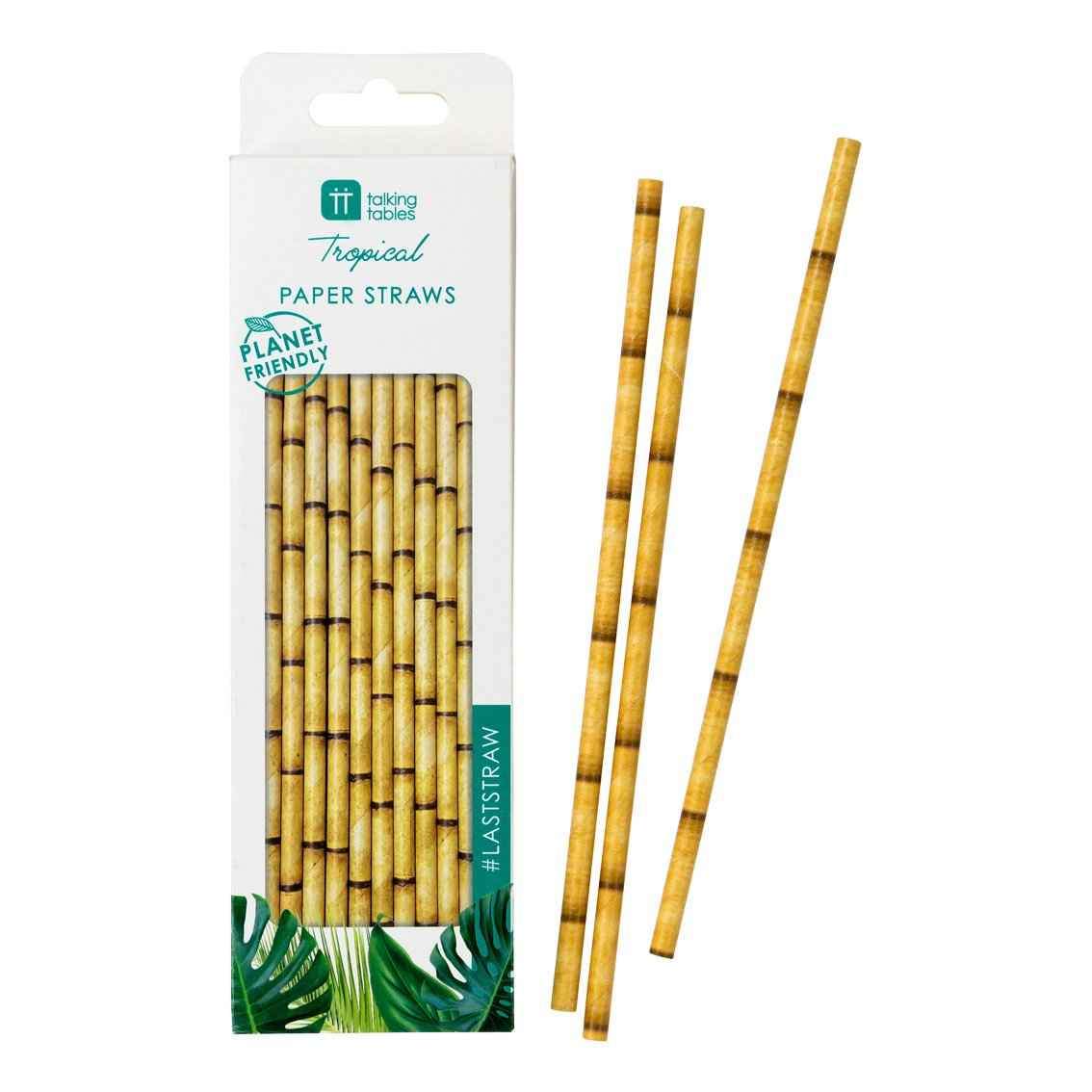Tropical Paper Straws 30pk