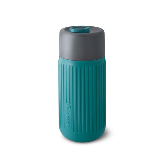 Black+Blum Glass Travel Cup in Ocean Blue 340ml