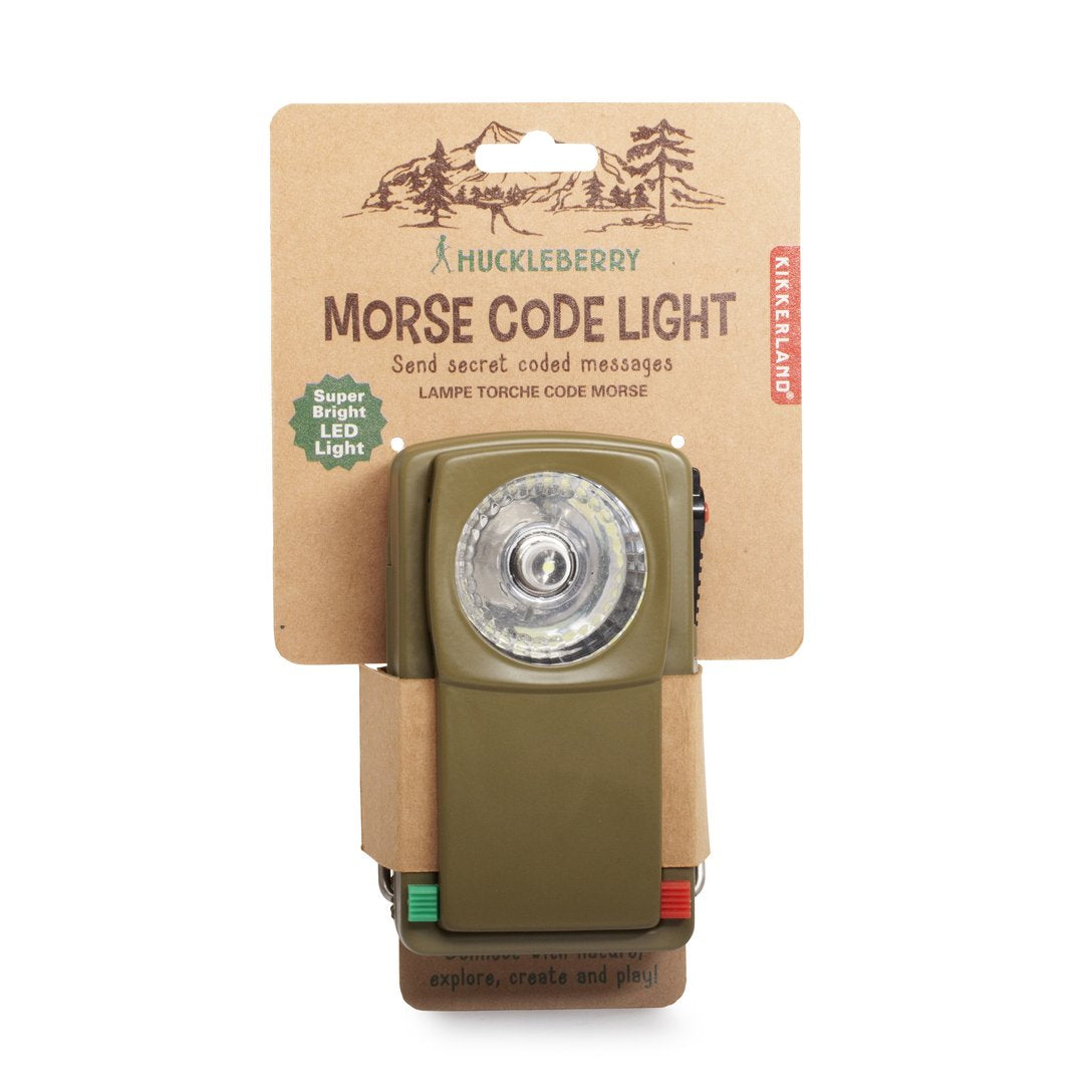 Huckleberry morse code light