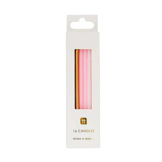 16 Pink Candles