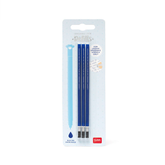 Erasable Pen Refill 3pk Blue
