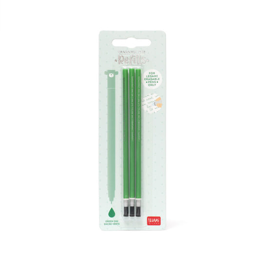 Erasable Pen Refill 3pk Green