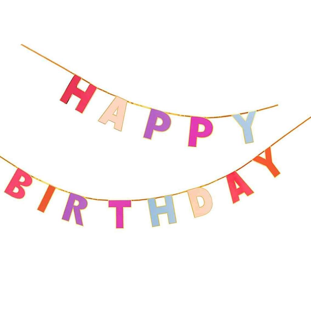 Happy Birthday Paper Garland