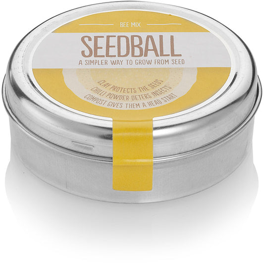 yellow seedball tin
