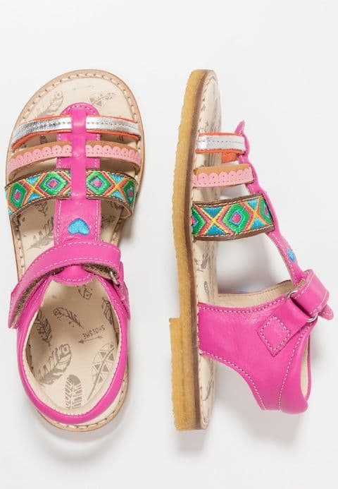 ShoesMe BOHO Leather Sandals (Pink) 25-35