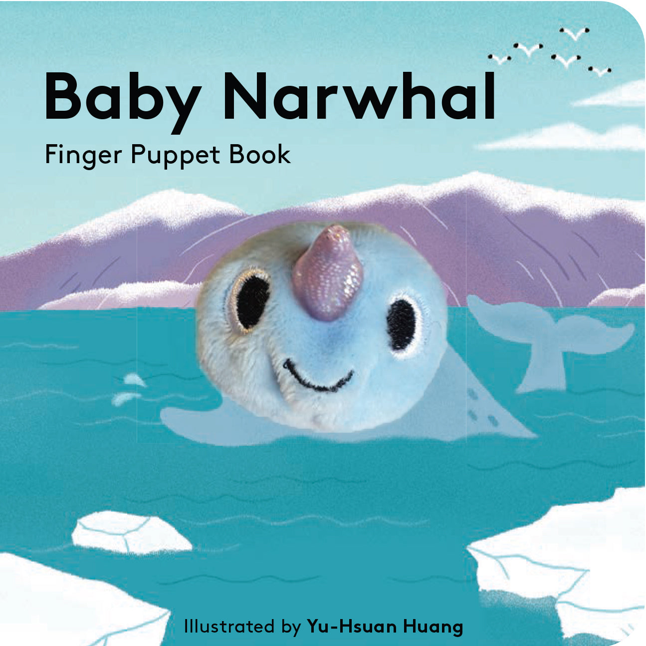 Little puppet book with the story of a baby narwhal. For very young children.