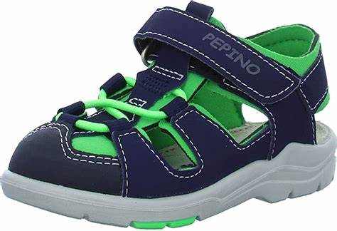 Ricosta GERY Closed-Toe Sandals (Navy/Green) 22-28