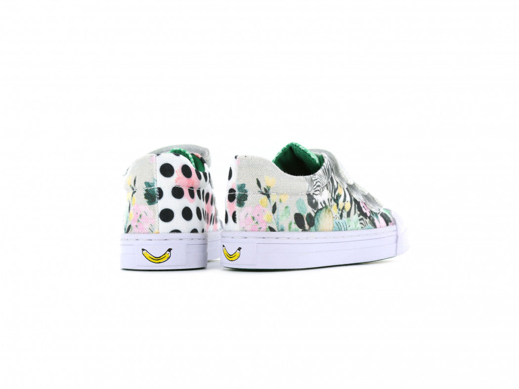 Go Bananas ZEBRA Vegan Trainers 32-35