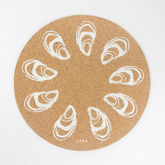 Max Cork Placemat 2pk Oyster