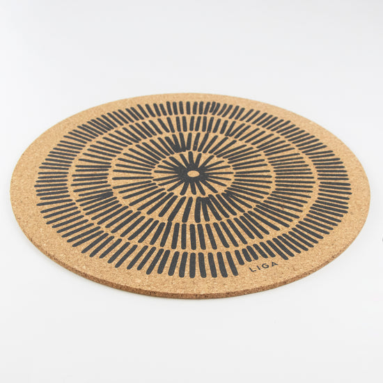 Max Cork Placemat 2pk Sandy Lines