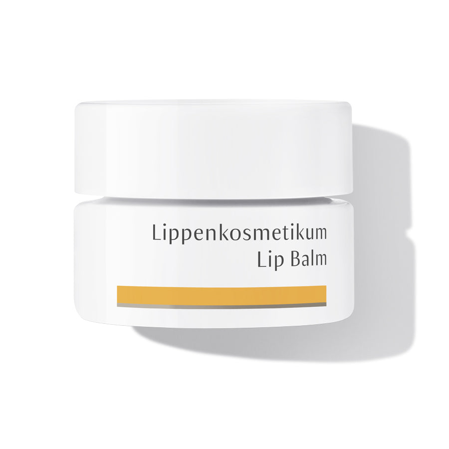 white lip balm pot