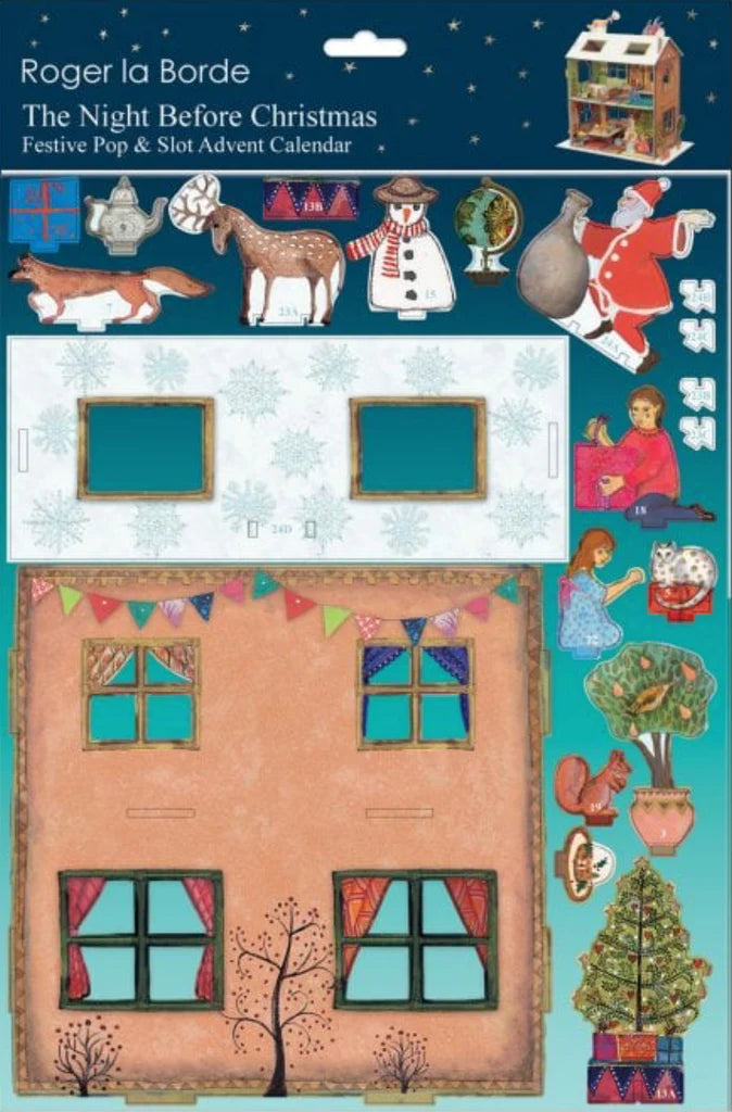 Large Pop & Slot Advent Calendar Night Before Xmas